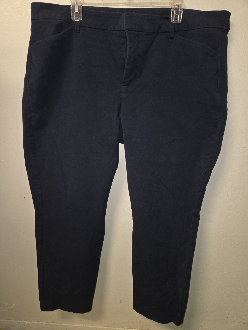 Old Navy Pixie Skinny High-Rise Pants in Navy Womens Plus Size 22w